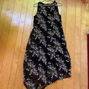 Alfani black mesh dress